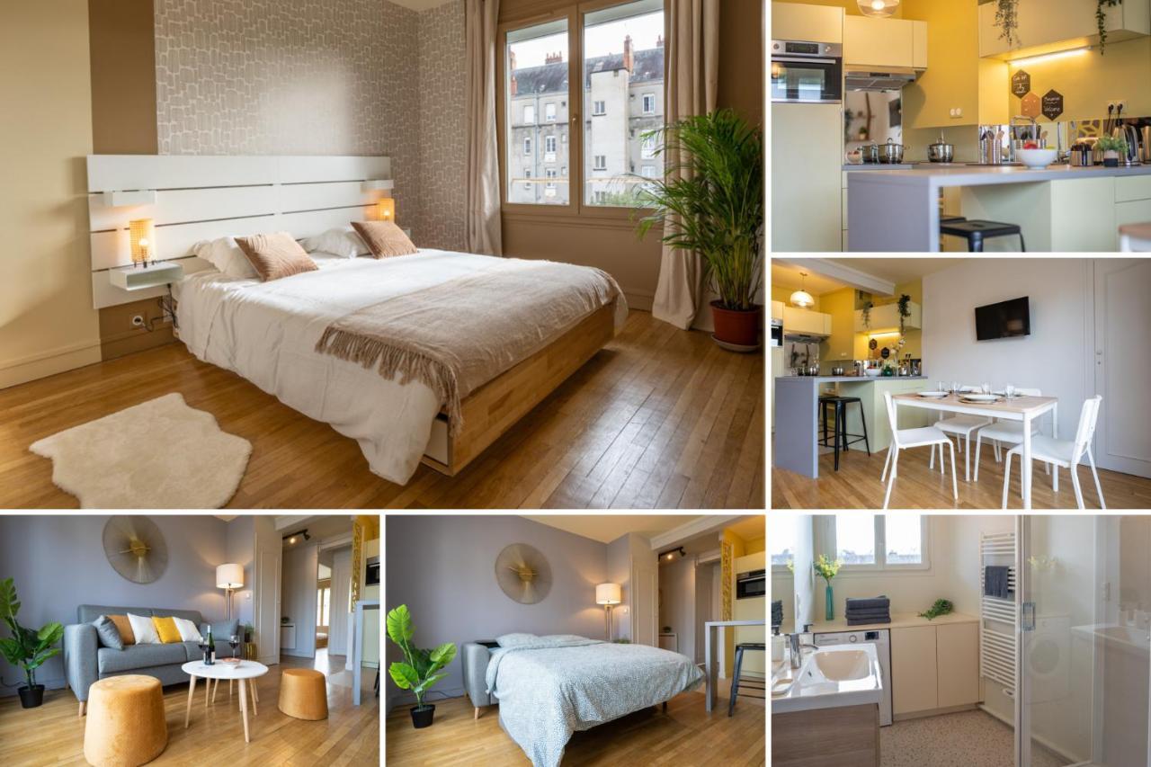 Tours Centre - Proche Gare - Parking Velo - Balcon - Arrivee Autonome Apartment Ngoại thất bức ảnh